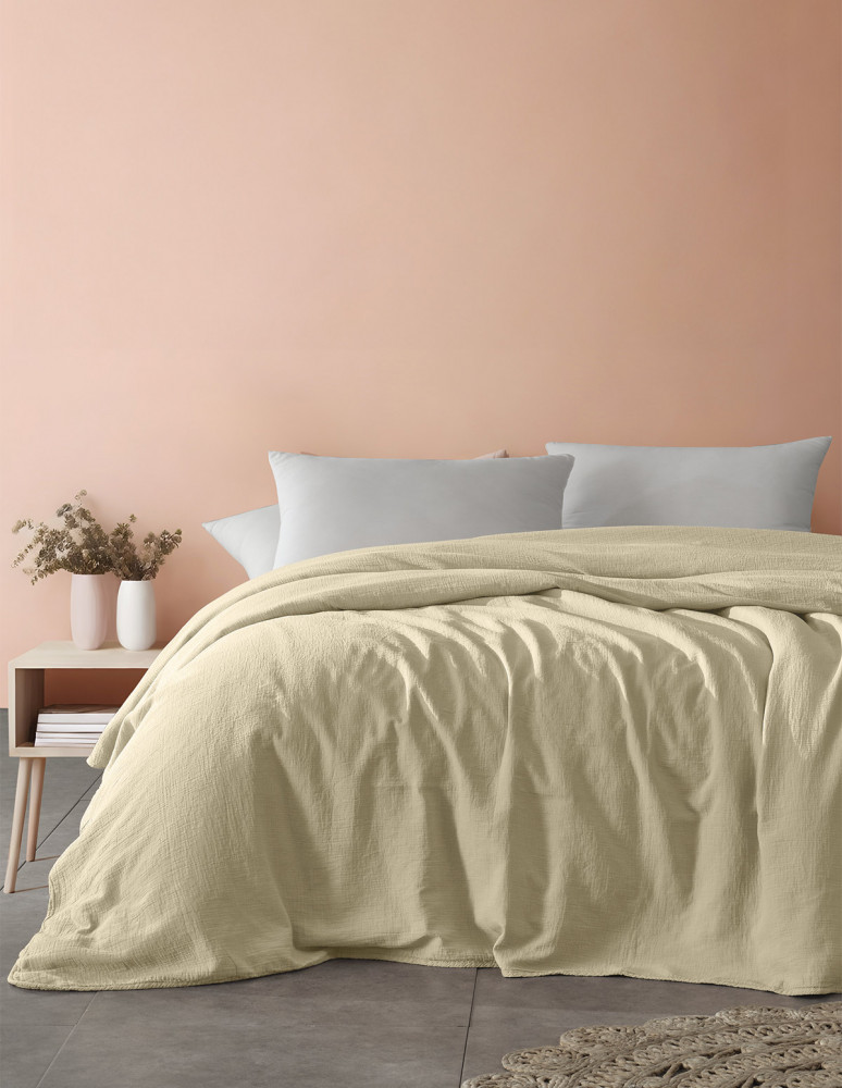 Couvre lit gaze de coton LOFT