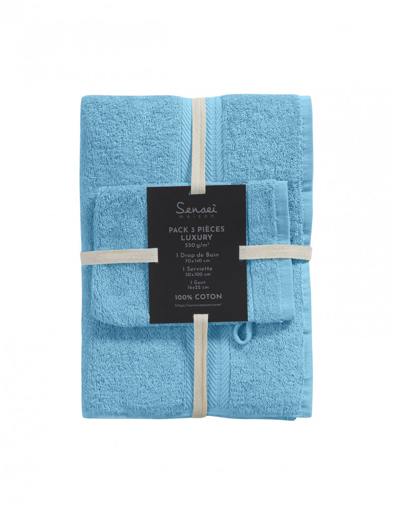 Ensemble de bain avec tapis 4 pièces...