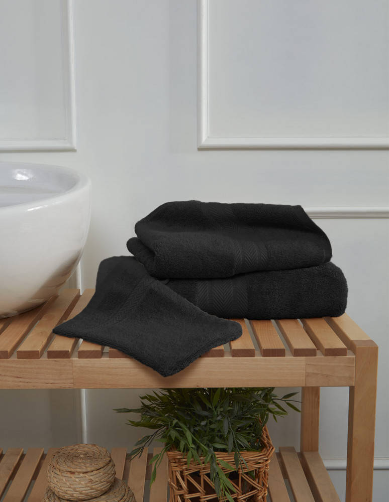 Ensemble de bain avec tapis 4 pièces...