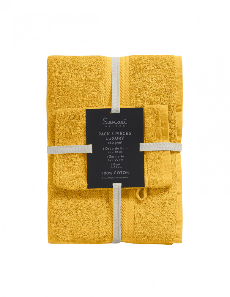 Ensemble de bain avec tapis 4 pièces...