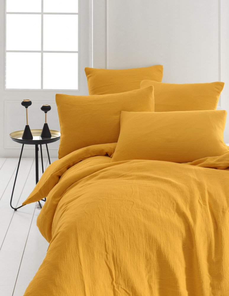 Lot de 2 taies d'oreiller en gaze de...