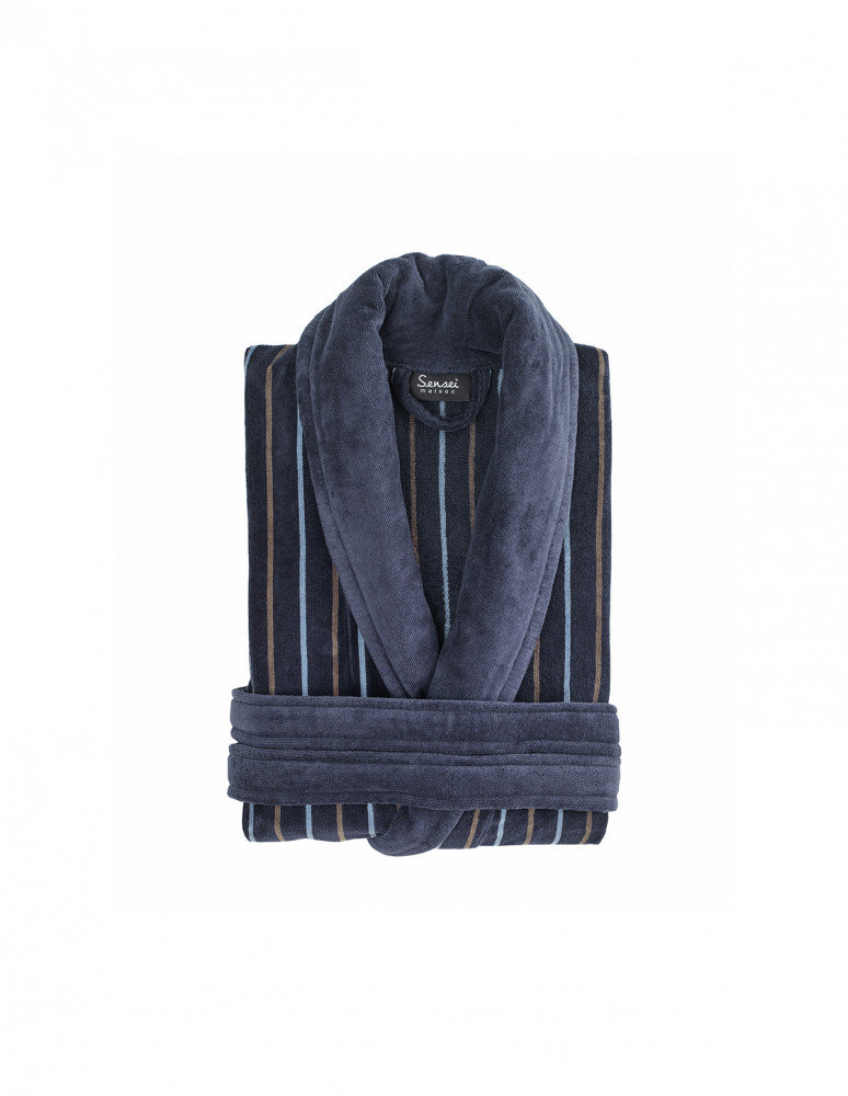 Peignoirs mixte col châle velours 420...