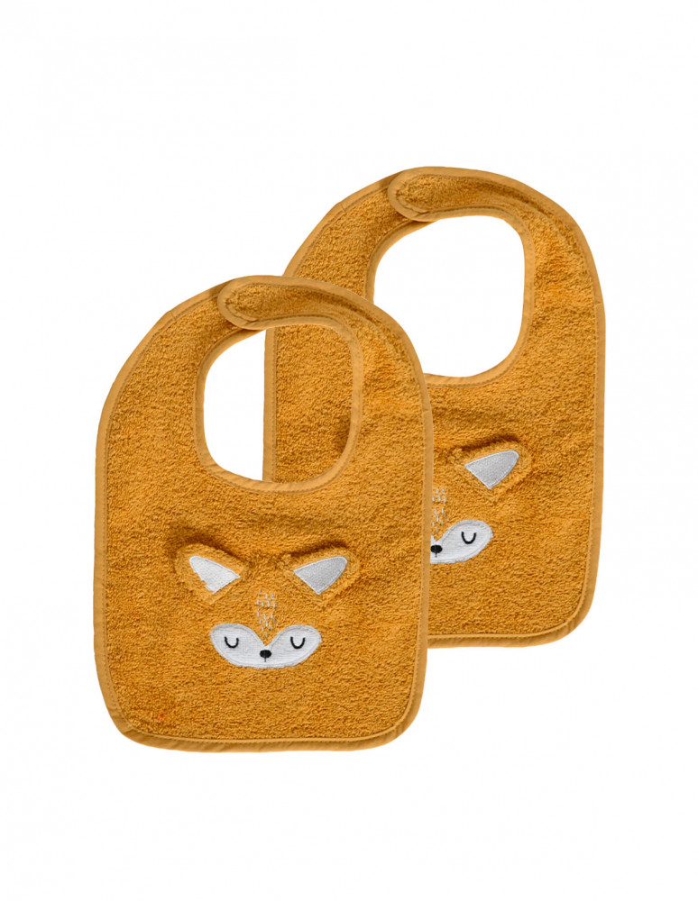 Lot de 2 bavoirs LITTLE FOXY