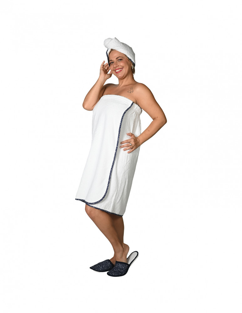 Paréo avec liseré imprimé LIBERTY