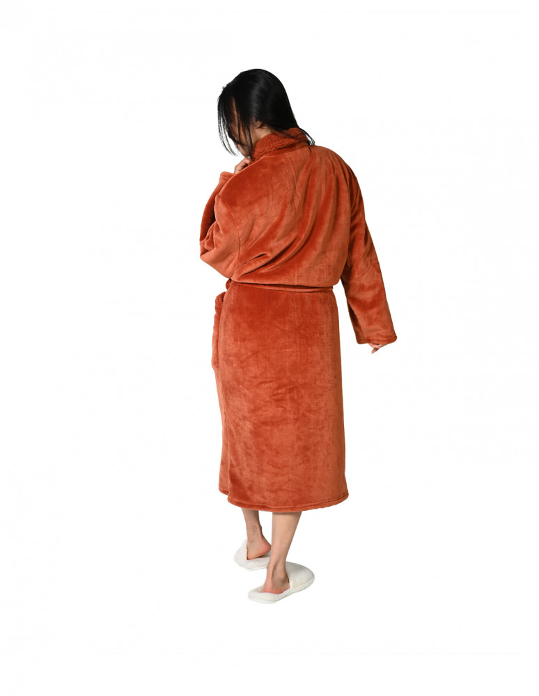 Peignoir mixte polaire chaud doublé...