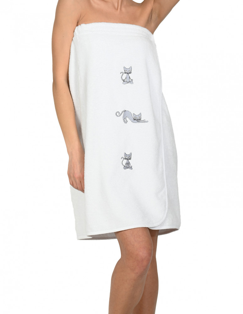 Paréo de bain YOGI CAT