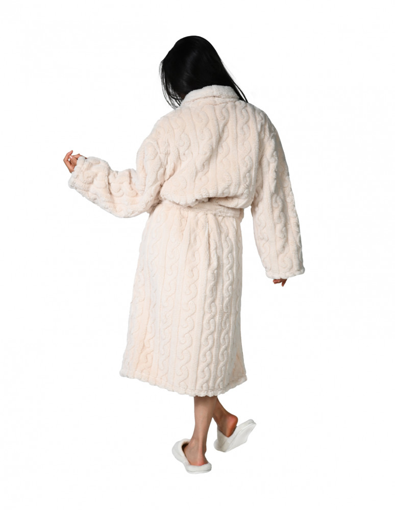 Peignoir polaire mixte doux et chaux...