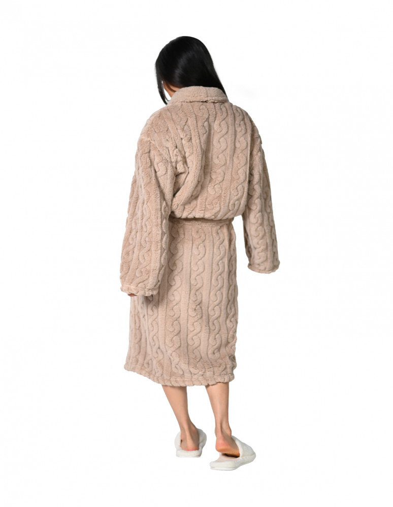 Peignoir polaire mixte doux et chaux...