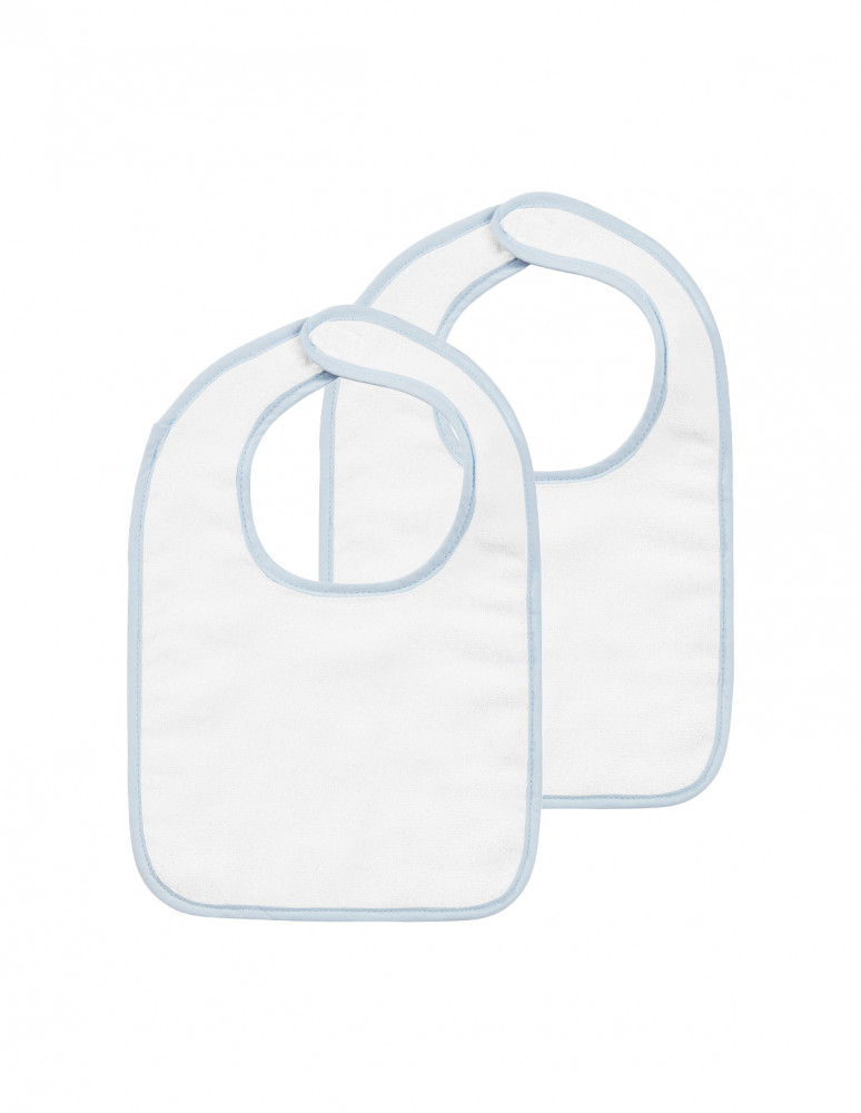 Lot de 2 bavoirs unis EDEN