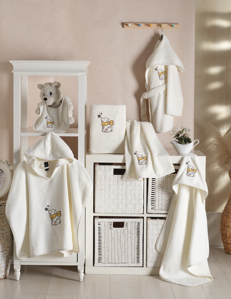 Lot de 2 bavoirs OURS POLAIRE