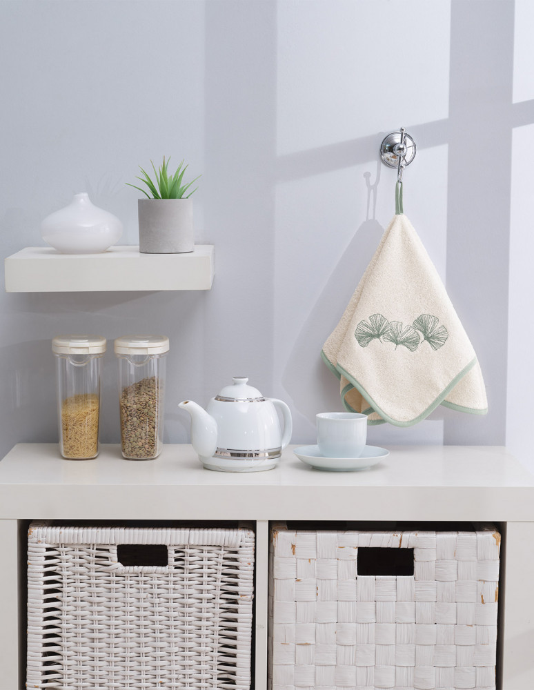 Lot de 3 torchons carrés en éponge...