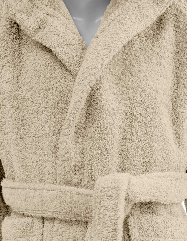 Peignoir enfant à capuche 400 g/m²...