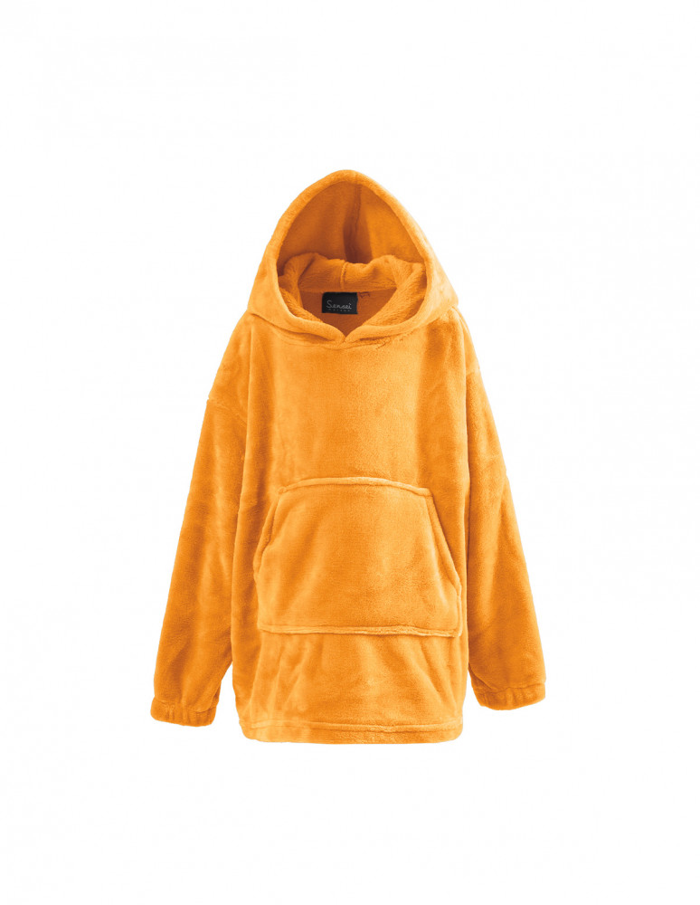 Poncho polaire enfant à capuche doux...