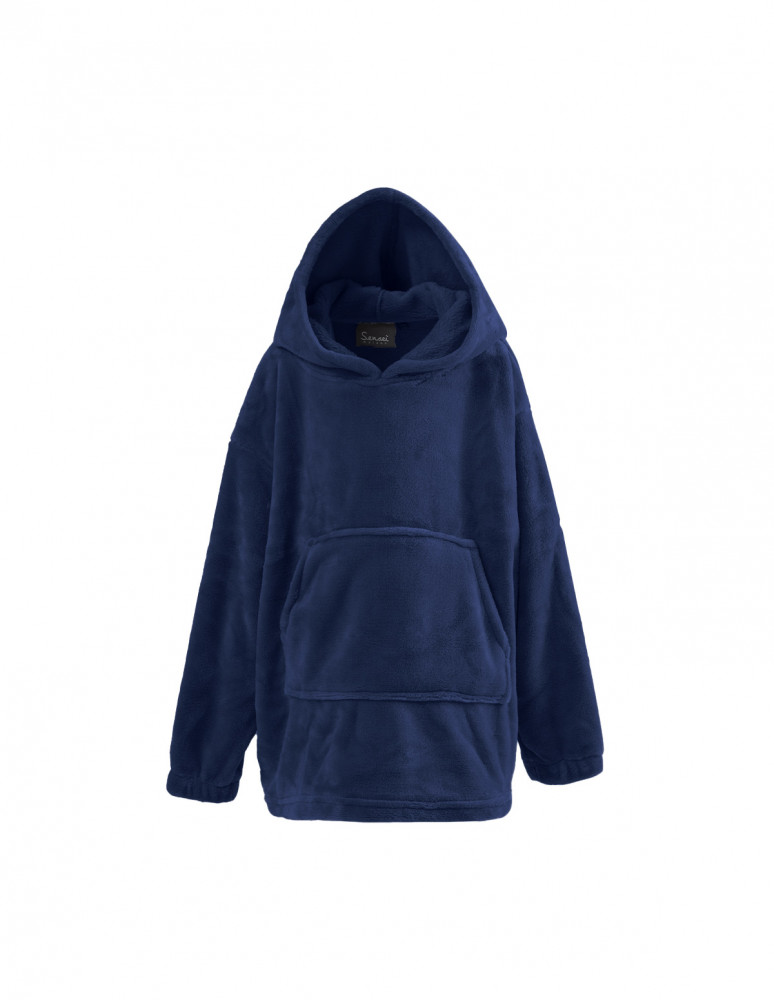 Poncho polaire enfant à capuche doux...