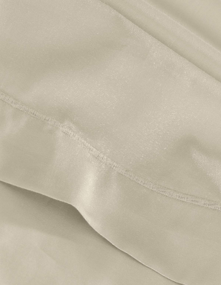Drap plat en satin de coton 120 fils...