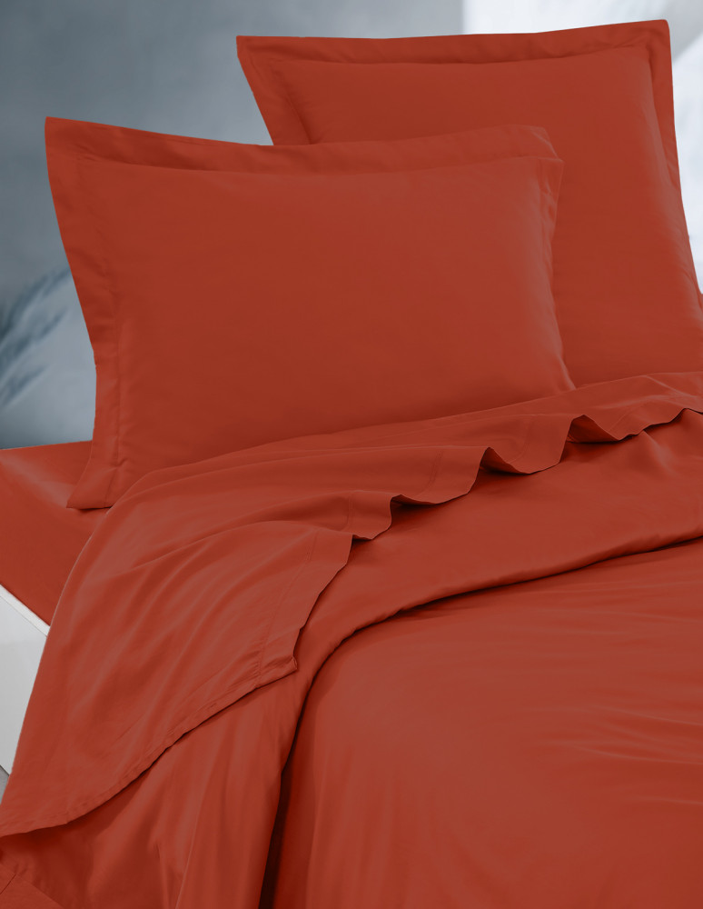 Drap plat en percale de coton SOFT...