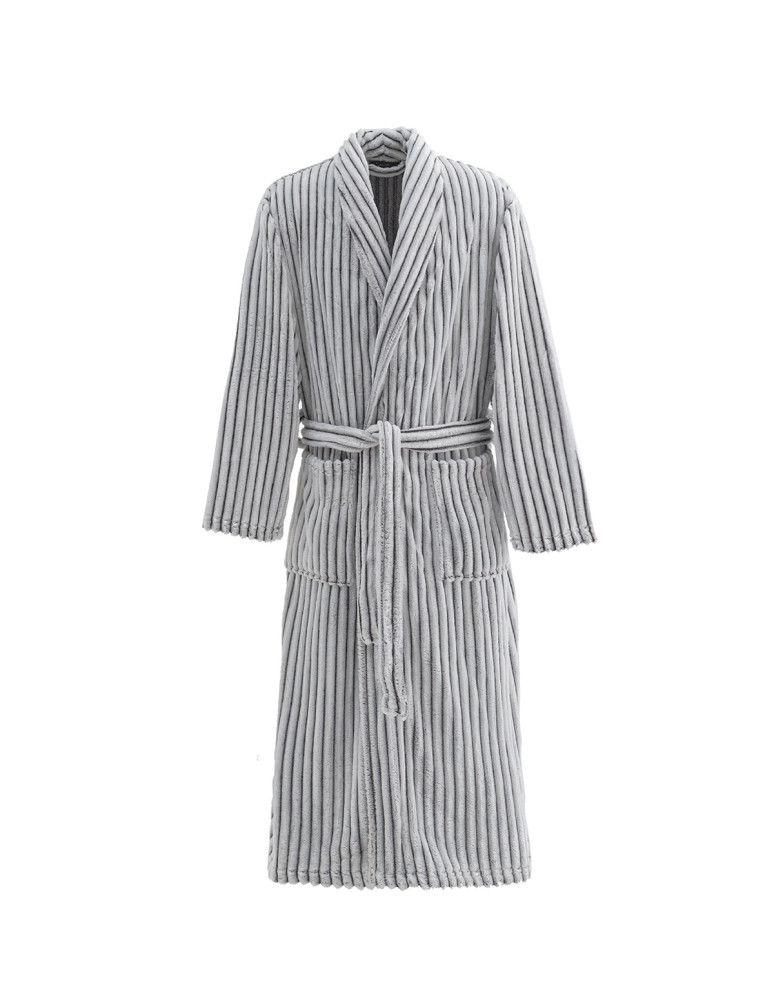 Peignoir polaire homme-femme côtelé...