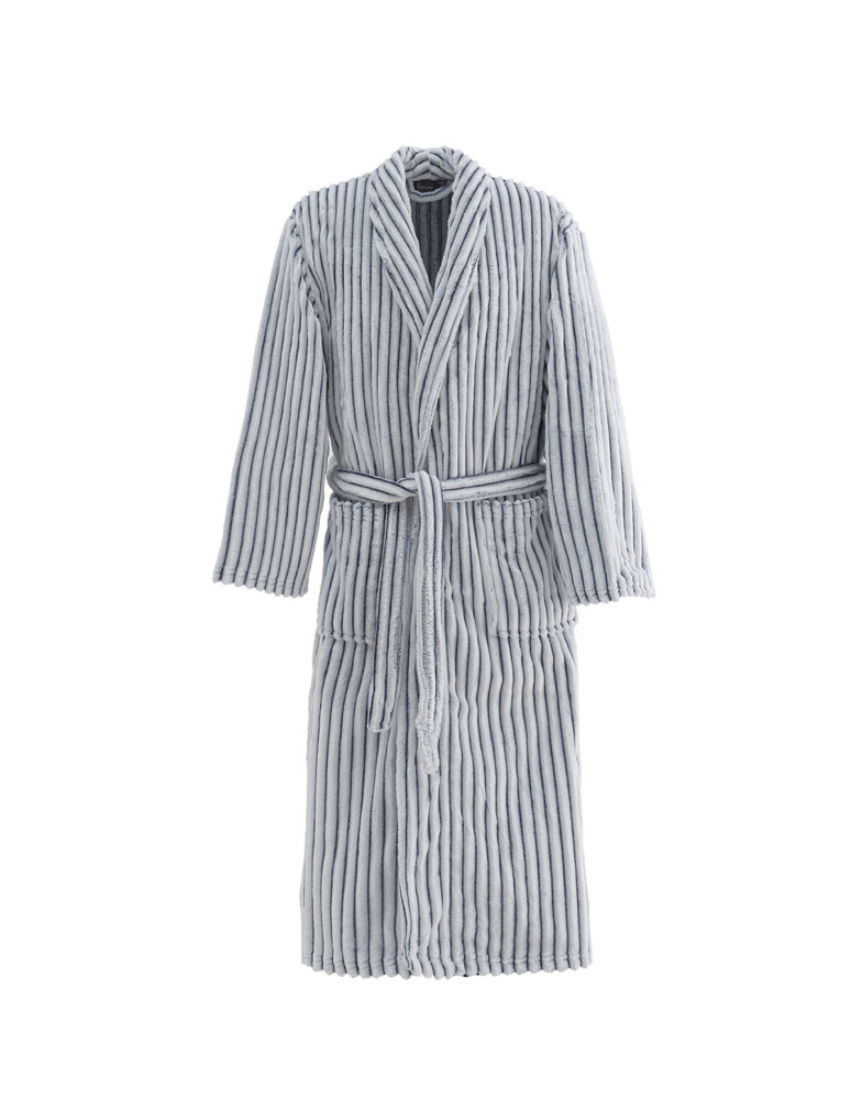 Peignoir polaire homme-femme côtelé...