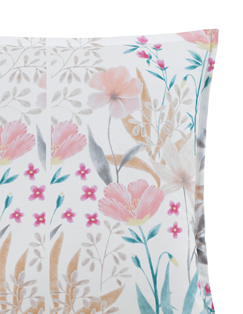 Lot de 2 taies d'oreillers en percale...