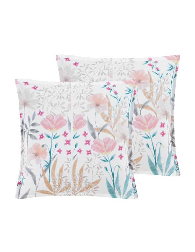 Parure de lit avec 2 taies 65x65 cm...