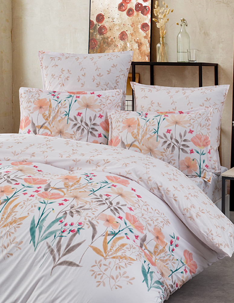 Parure de lit avec 2 taies 65x65 cm...