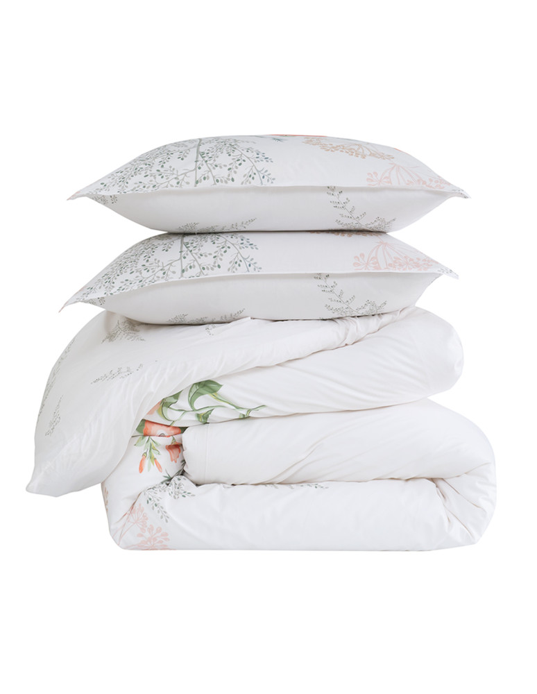 Parure de lit avec 2 taies 65x65 cm...