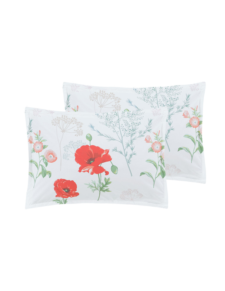 Parure housse de couette percale avec...