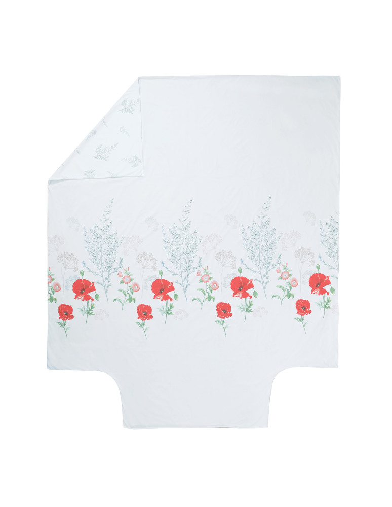 Parure housse de couette percale avec...