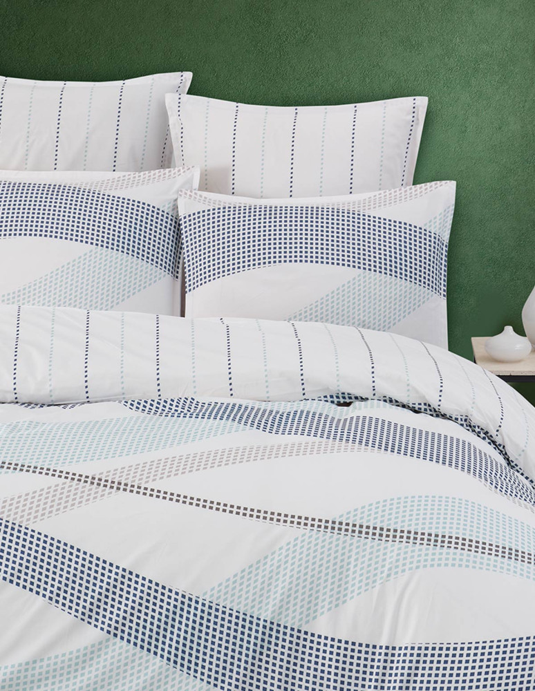 Lot de 2 taies d'oreillers en percale...