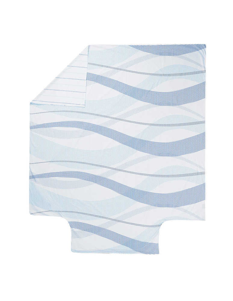 Parure housse de couette percale avec...