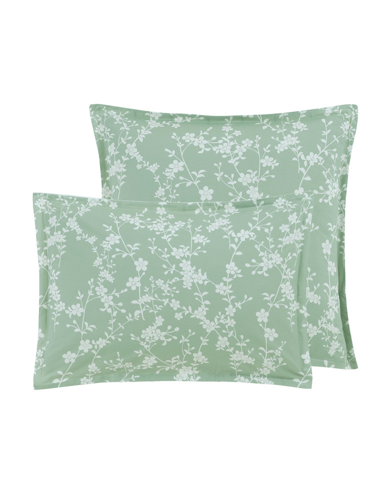 Lot de 2 taies d'oreillers en percale...