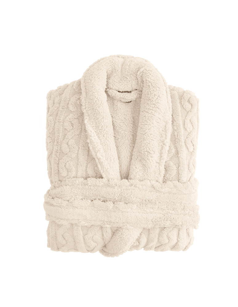 Peignoir polaire mixte doux et chaux...