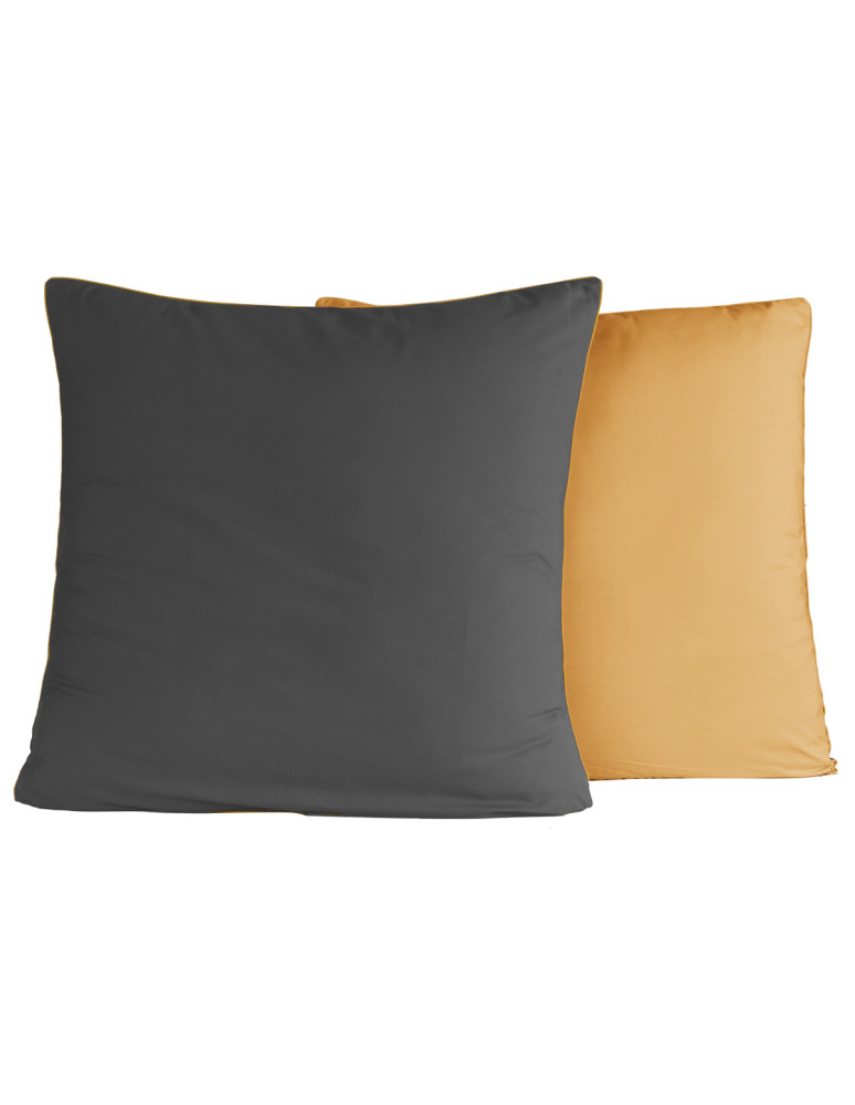 Lot de 2 taies d'oreiller bicolores...