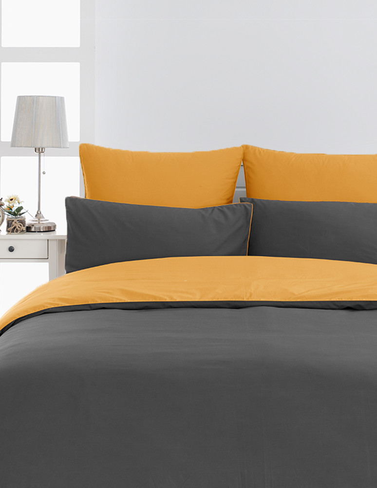 Lot de 2 taies d'oreiller bicolores...