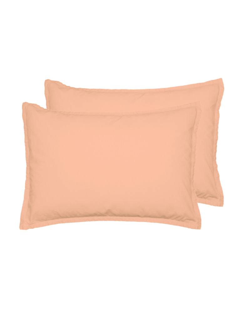 Lot de 2 taies d'oreiller en coton...