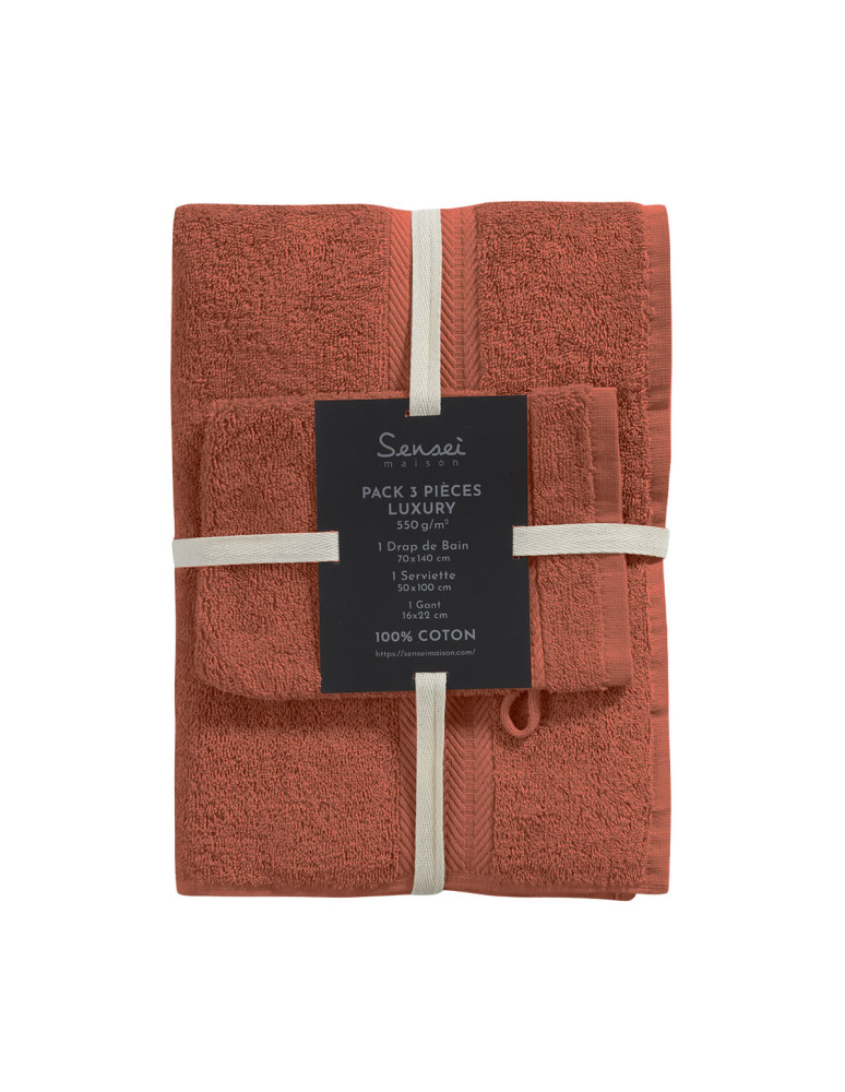 Ensemble de bain avec tapis 4 pièces...