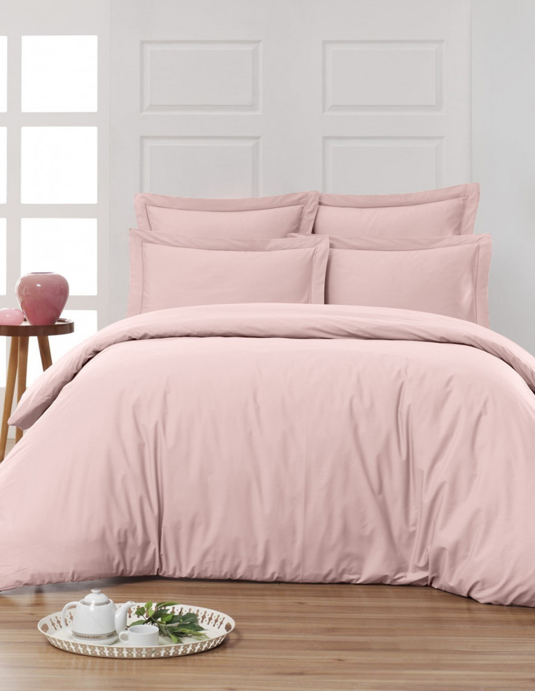 Housse de Couette Unie Percale EASY CARE 80 fils/cm² SENSEI SOFT, H...