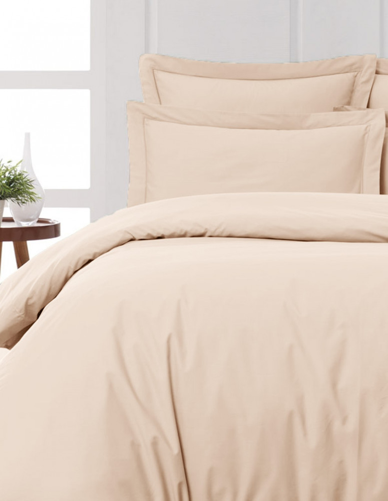 Housse de Couette Unie Percale EASY CARE 80 fils/cm² SENSEI SOFT, H...