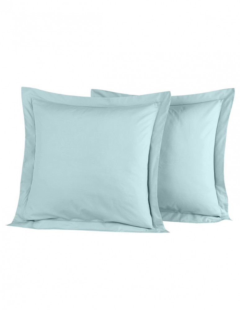Lot de 2 Taies D'oreiller Unie Percale EASY CARE 80 fils/cm² SENSEI...