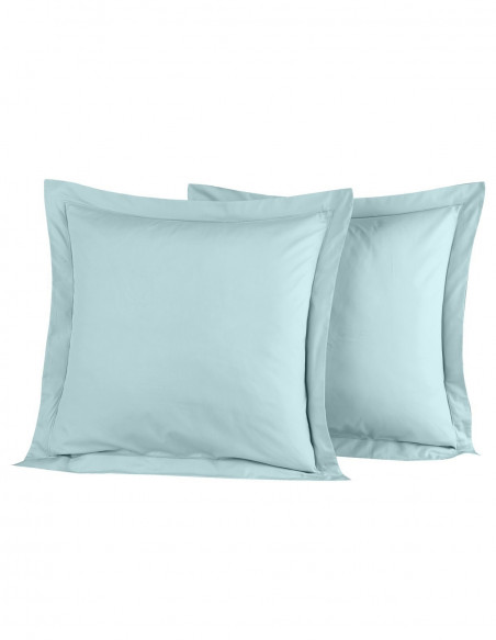 Lot de 2 Taies D'oreiller Unie Percale EASY CARE 80 fils/cm² SENSEI...