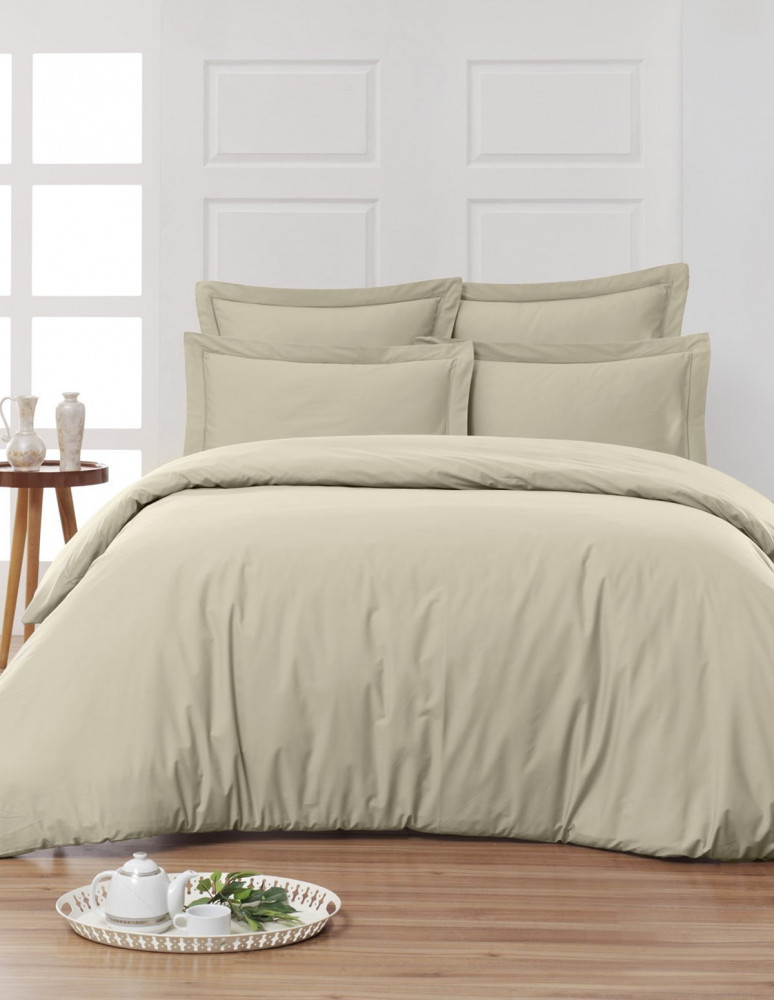 Housse de Couette Unie Percale EASY CARE 80 fils/cm² SENSEI SOFT, H...