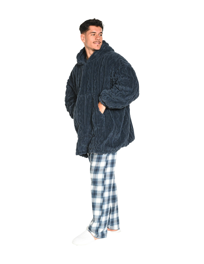 Poncho polaire doux & chaud WARM WOOL...