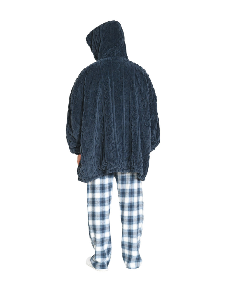 Poncho polaire doux & chaud WARM WOOL...