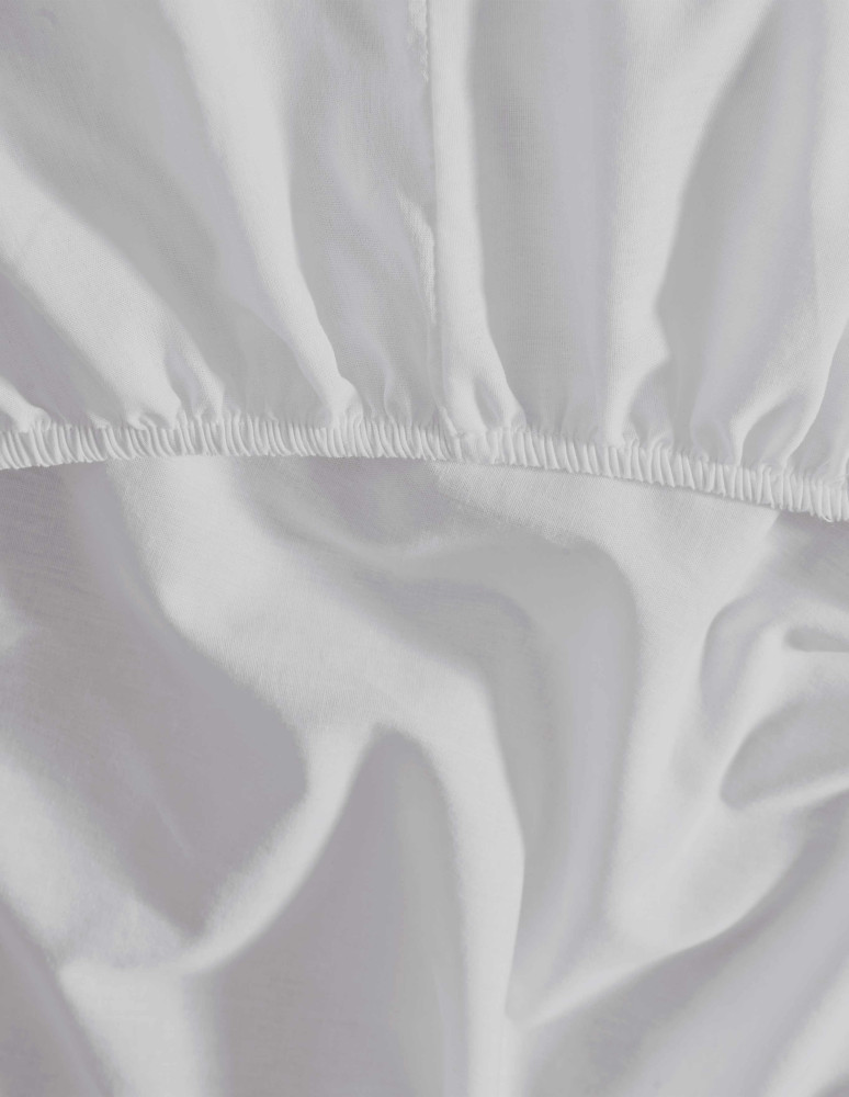 Lot de 2 draps housse flanelle coton...