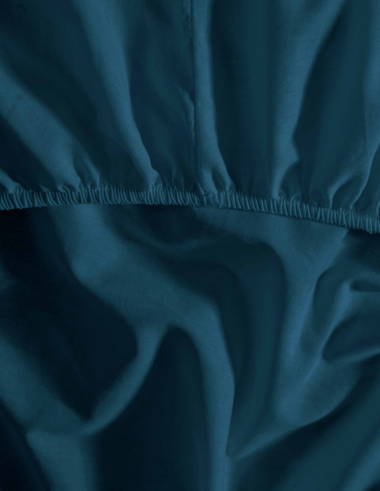 Lot de 2 draps housse flanelle coton...