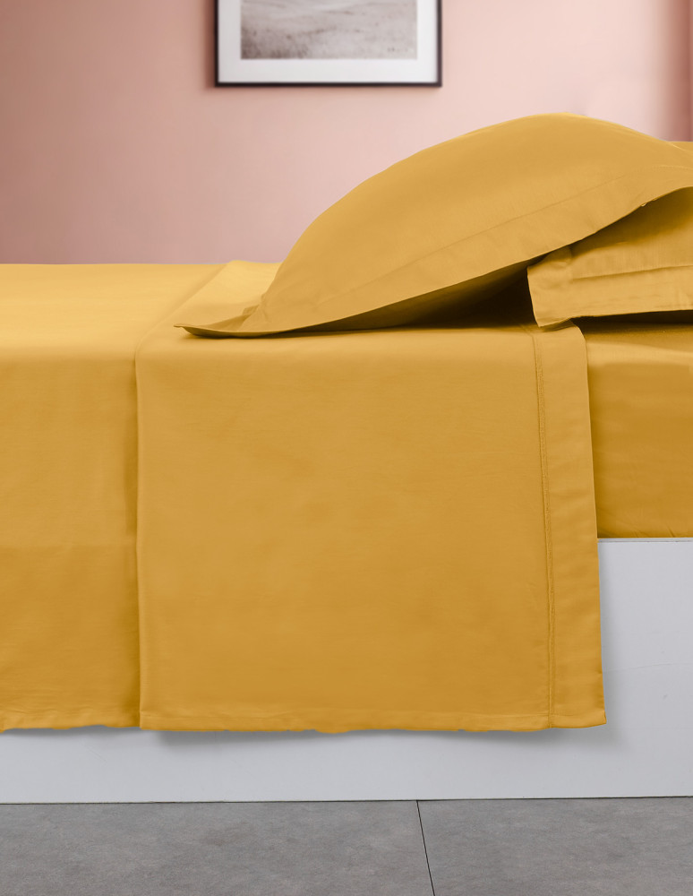 Drap plat en percale de coton SOFT...