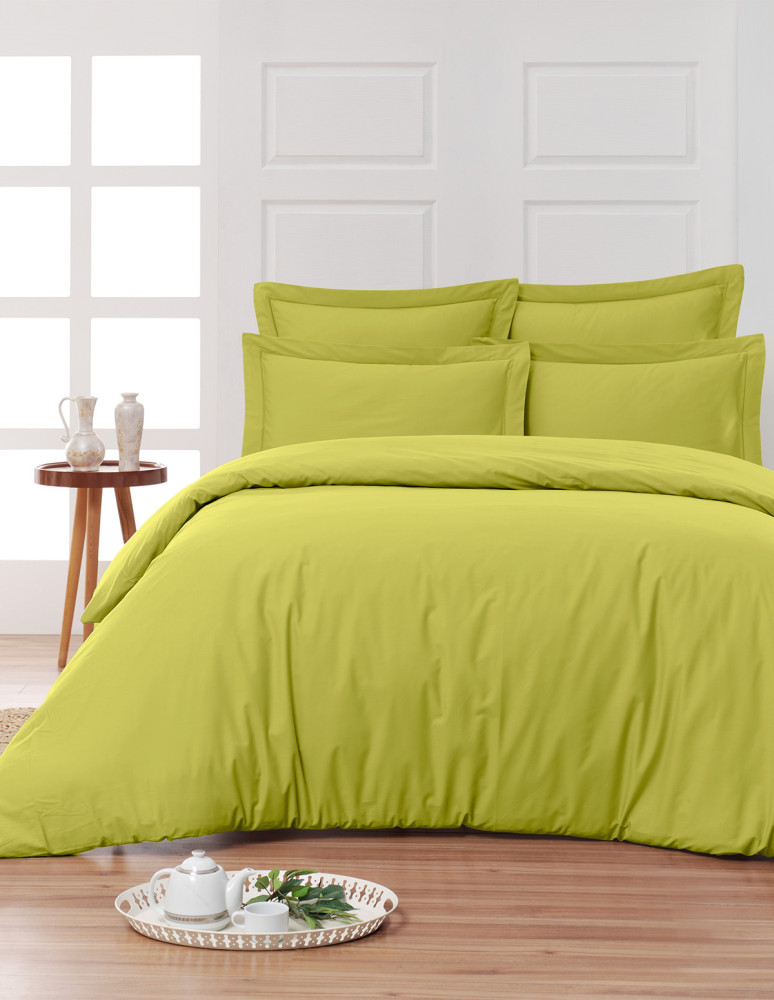 Taie de traversin en percale de coton...