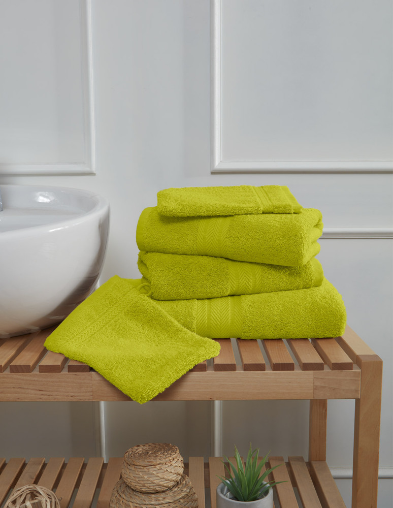 Ensemble de bain 5 pièces (1 drap de...