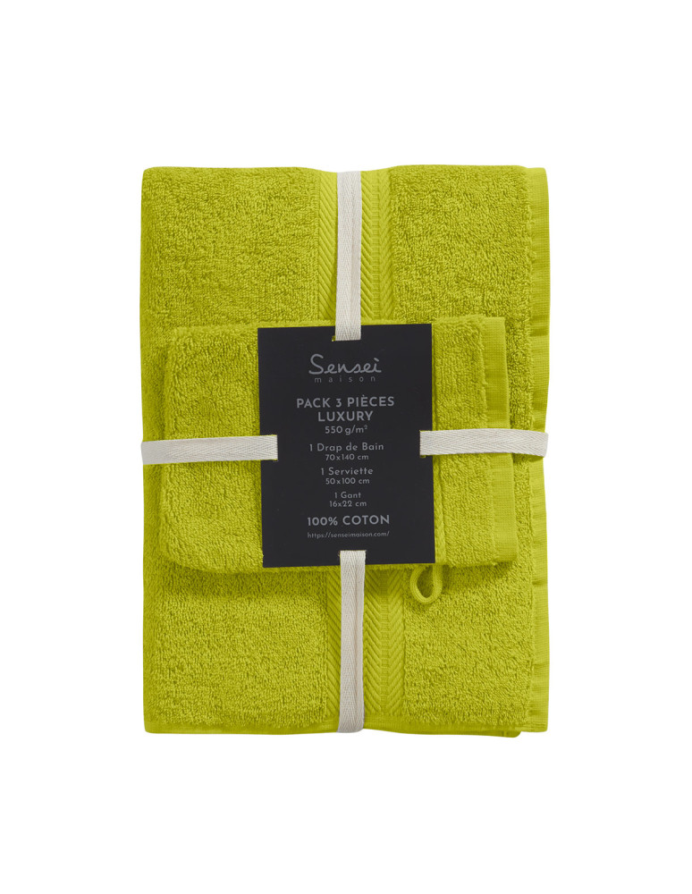 Ensemble de bain avec tapis 4 pièces...