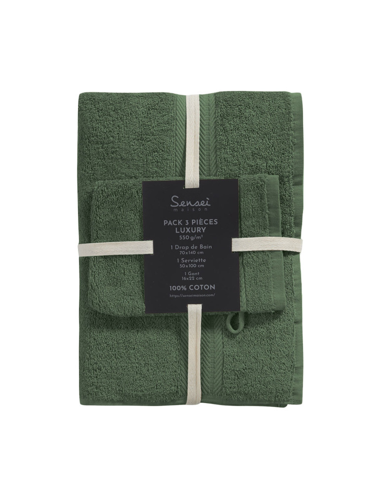 Ensemble de bain avec tapis 4 pièces...